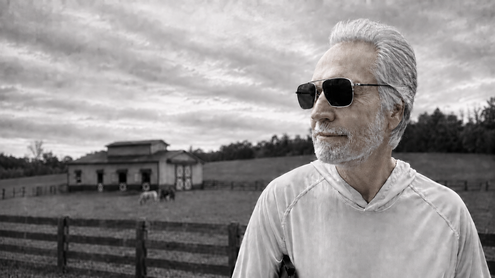 Matt Davenport at his Tennessee farm
